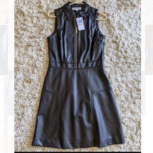 NWT Faux Leather Michael Kors dress